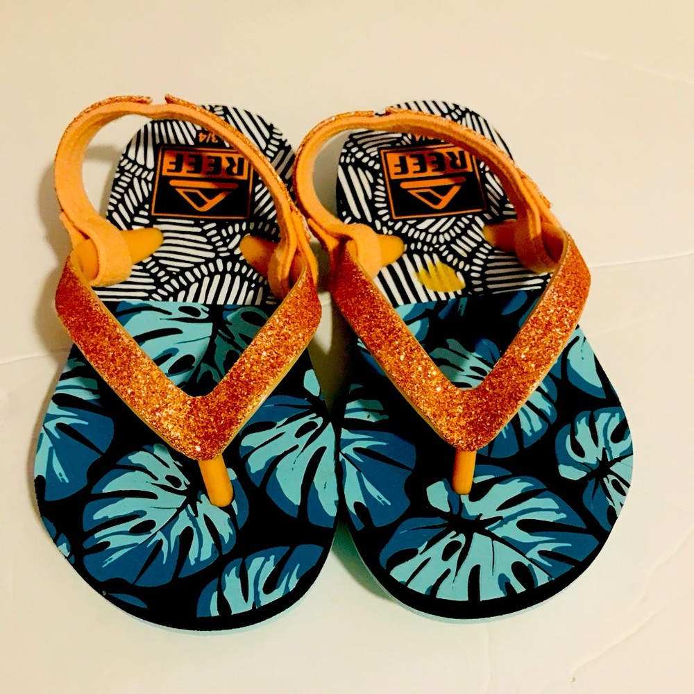 💥3/30REEF little girls tropical sandal () sz 5